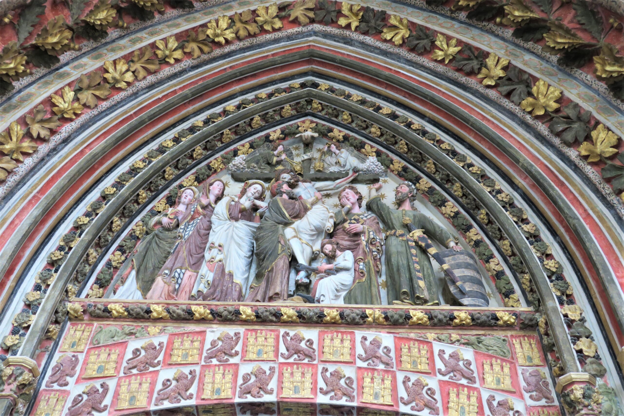 北スペインのゴシック様式の教会